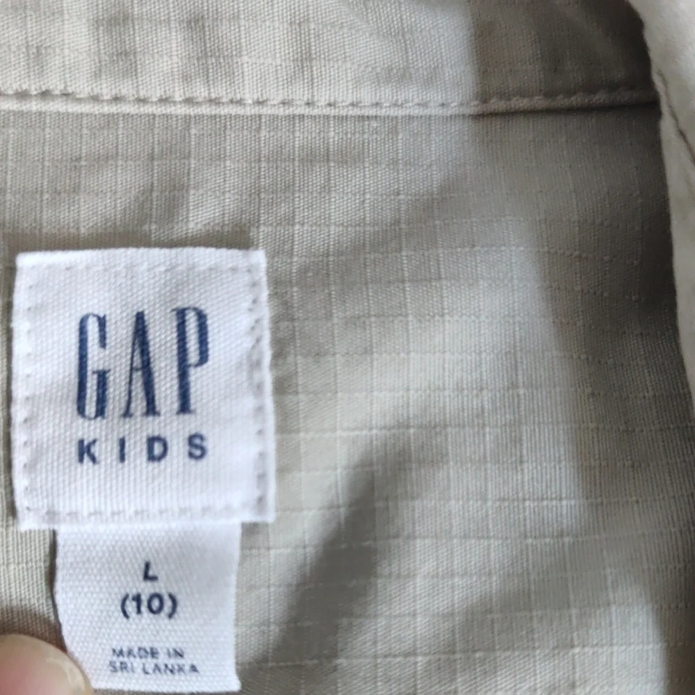 GAP Kids Rip Stop Utility Shirt L